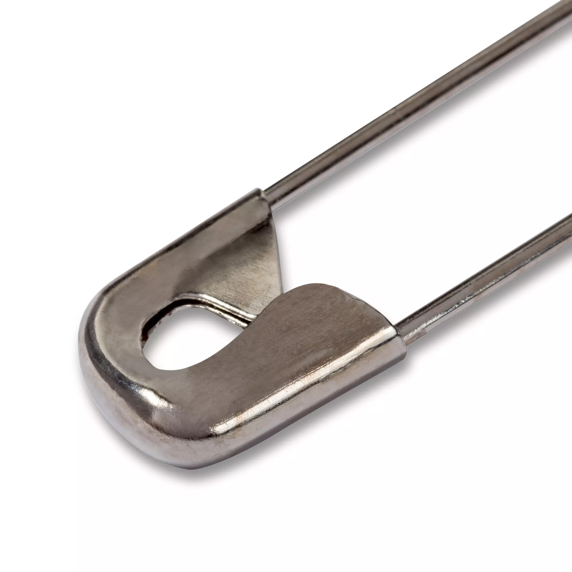 Safety pins, 57mm, silver-coloured, 12 items