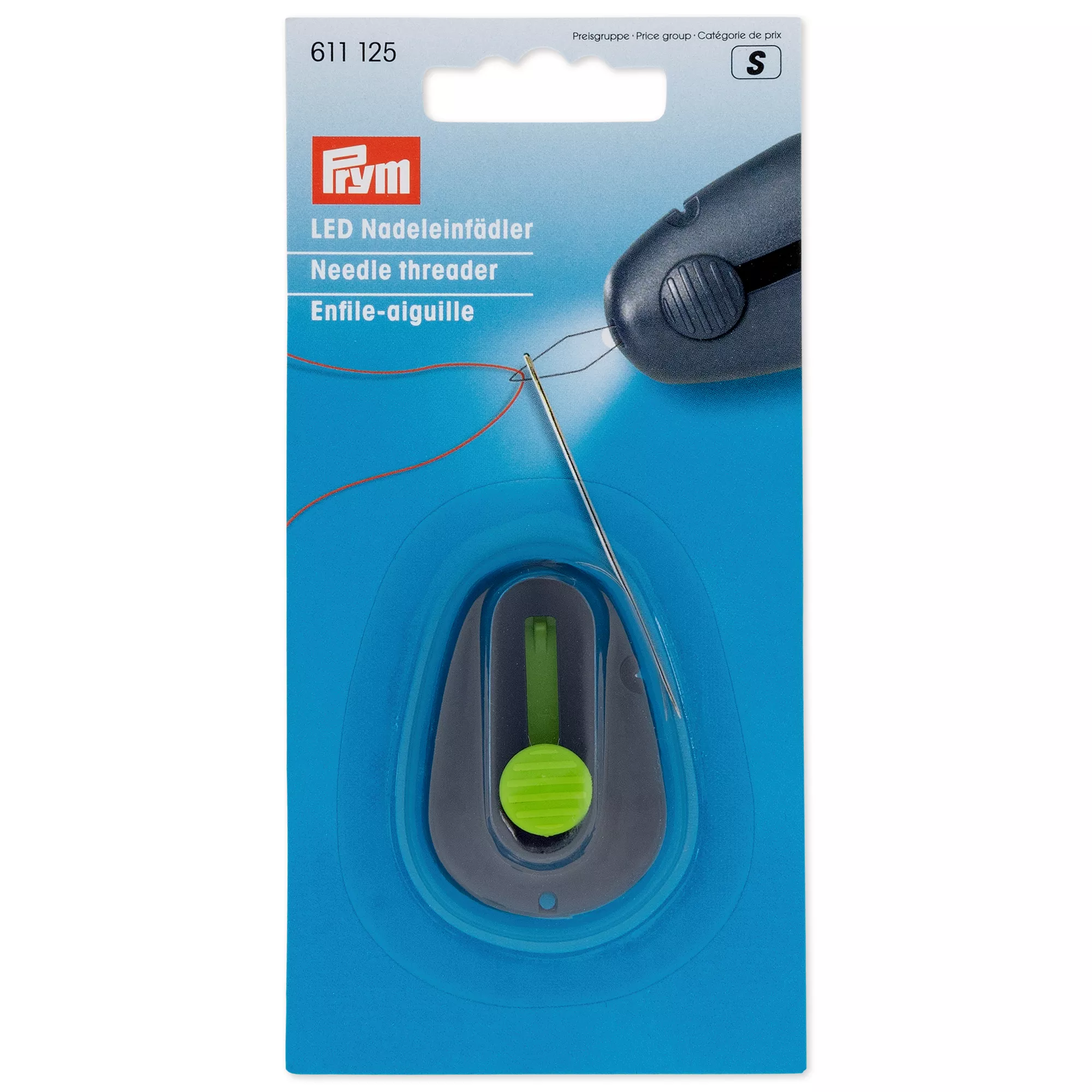 LED needle threader