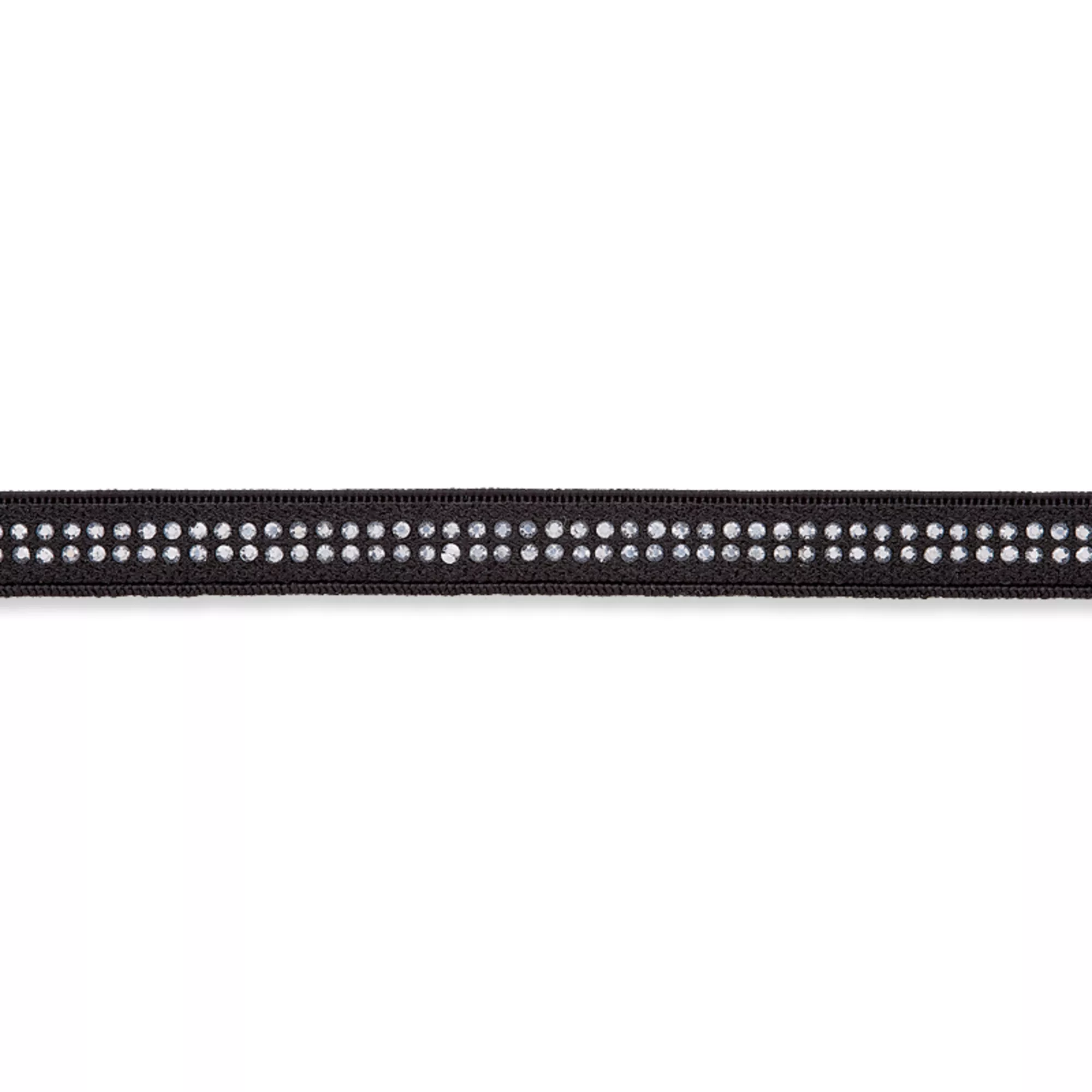 Rhinestone ribbon, elastic