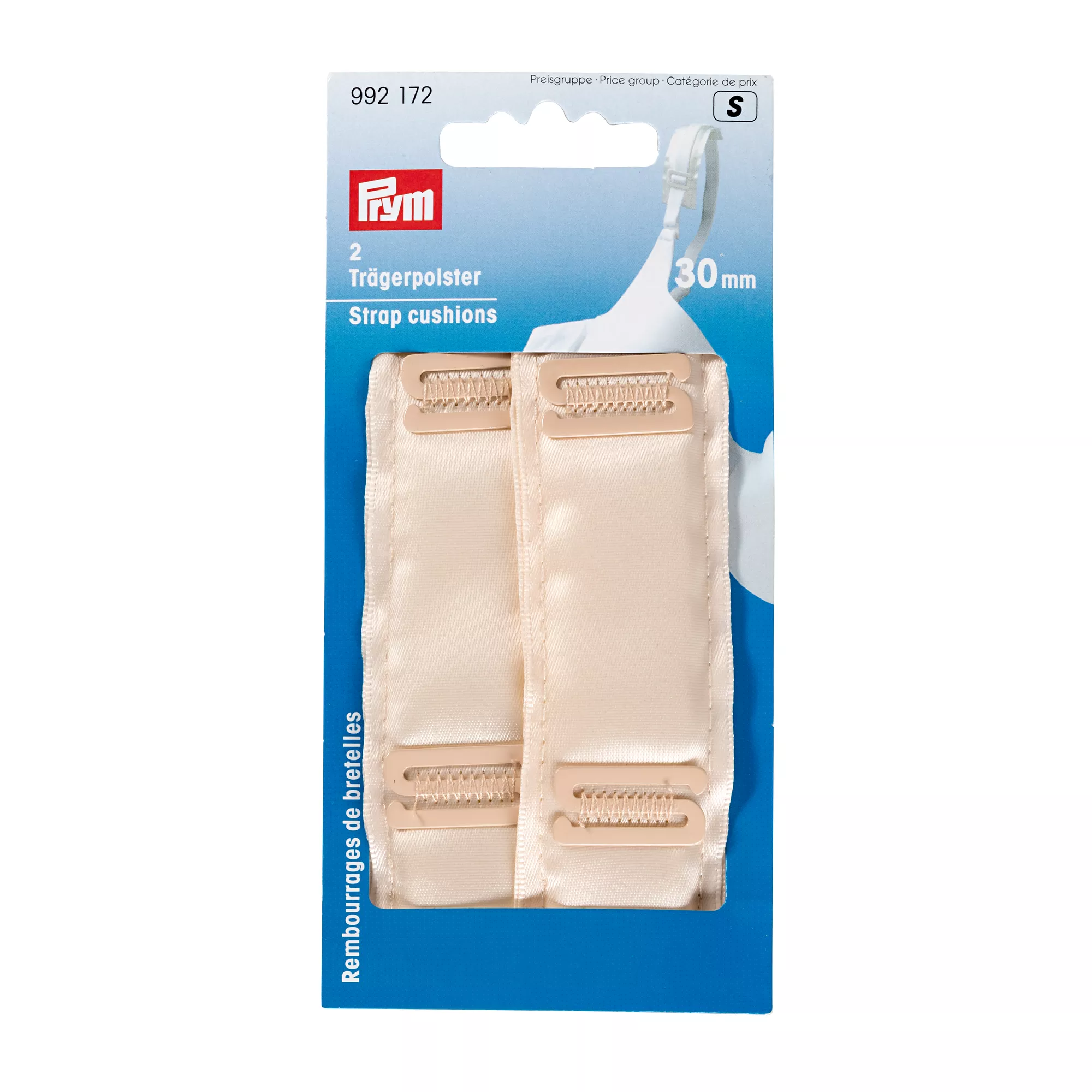 Strap cushions, 30mm, skin-colour