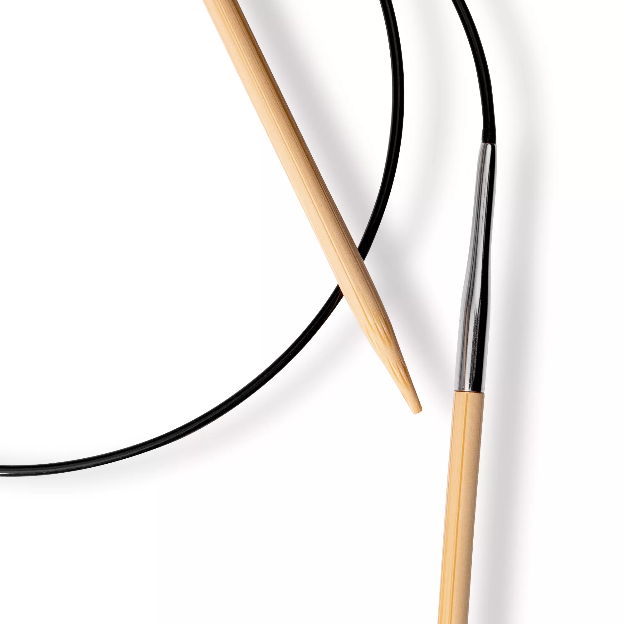 Aiguille à tricoter circulaire Bambou Prym 1530, 80cm, 4,00mm