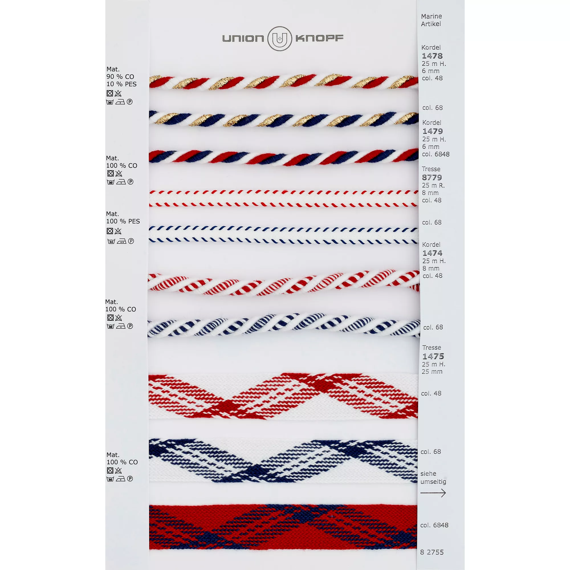 Cord 8mm red