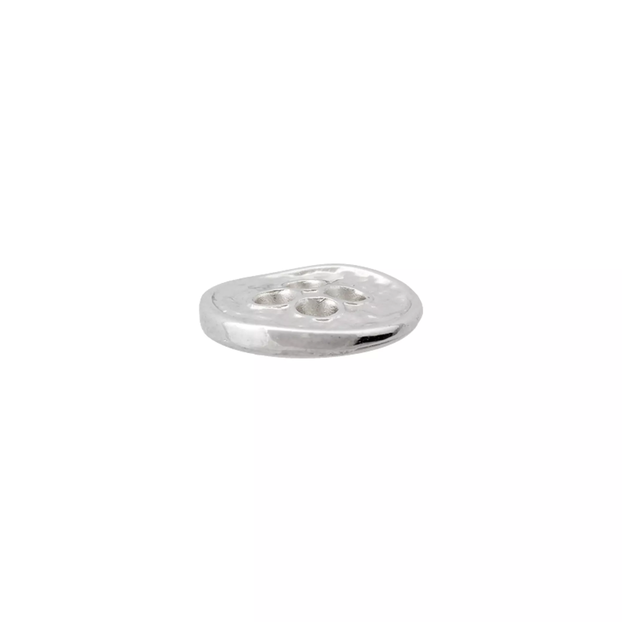 Metal button 4-holes, usable on both sides