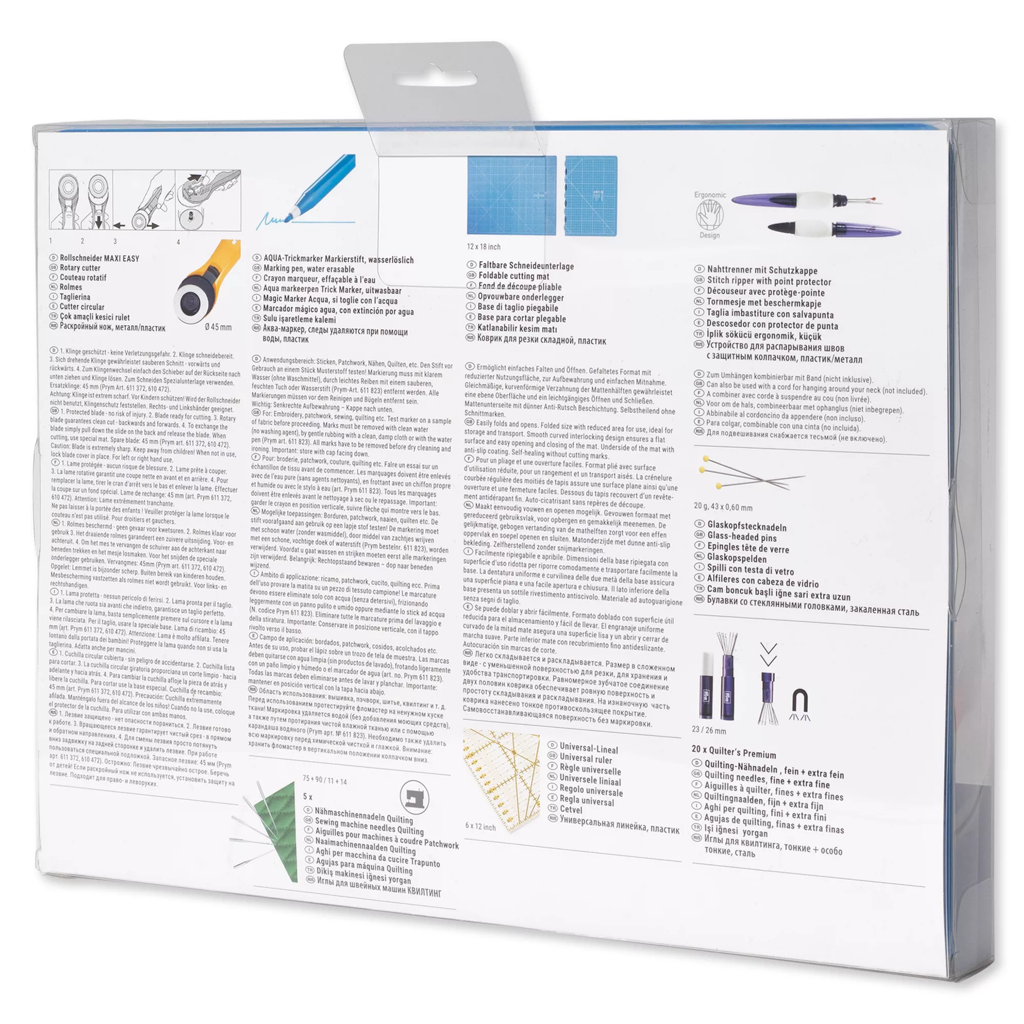 Patchwork & Quilting set inch