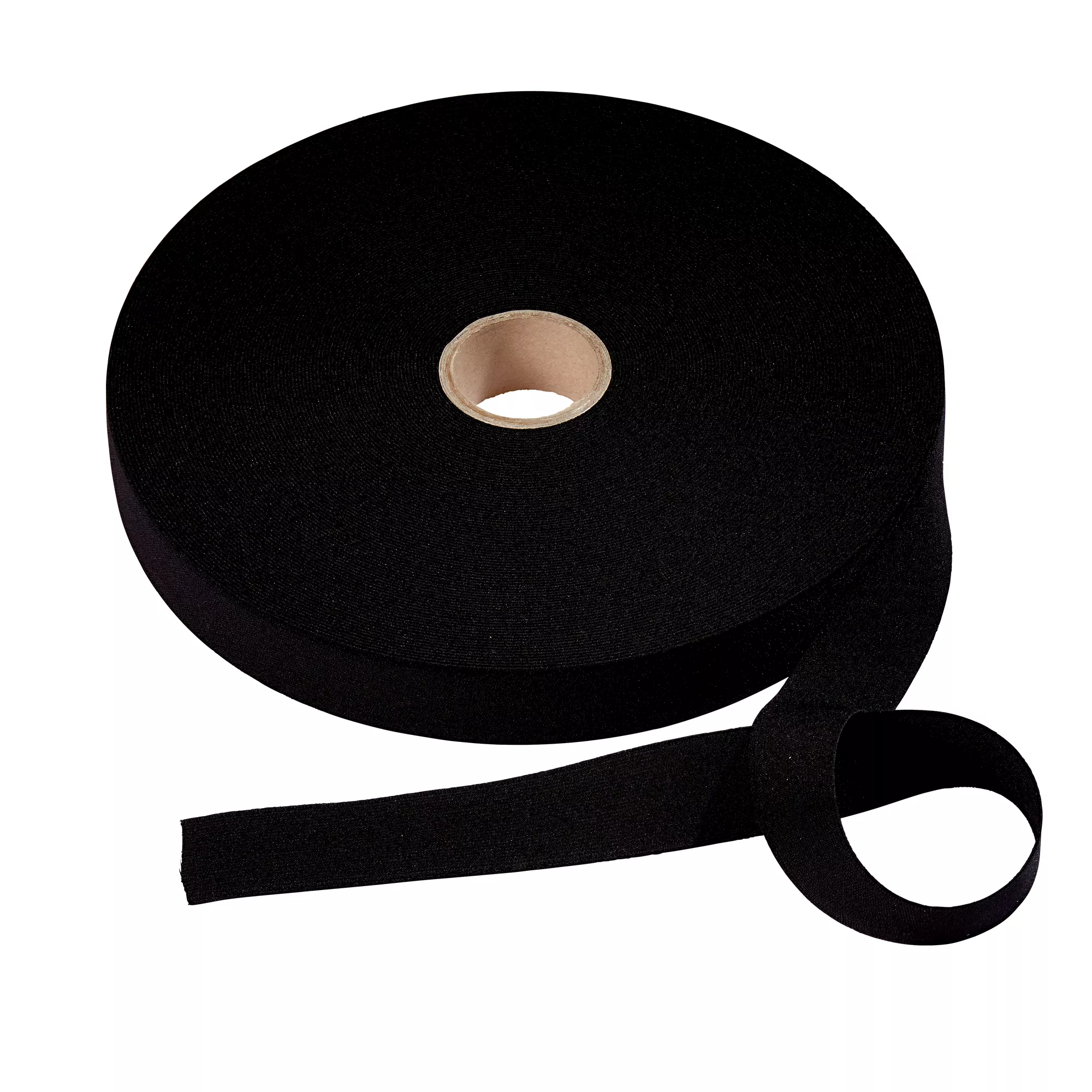Nastro elastico soffice, 35mm, nero, 50m