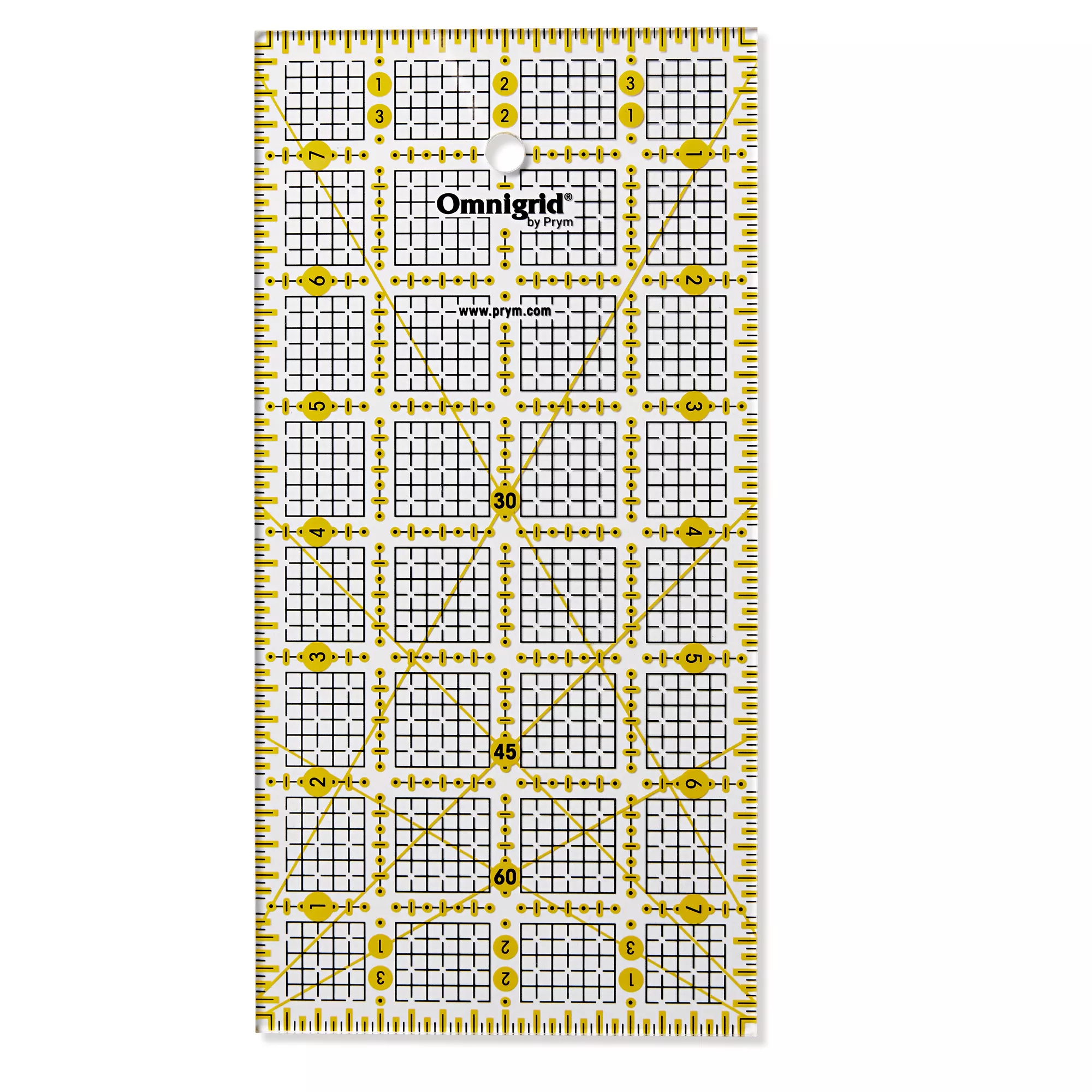 Universal ruler, 4x8inch grid