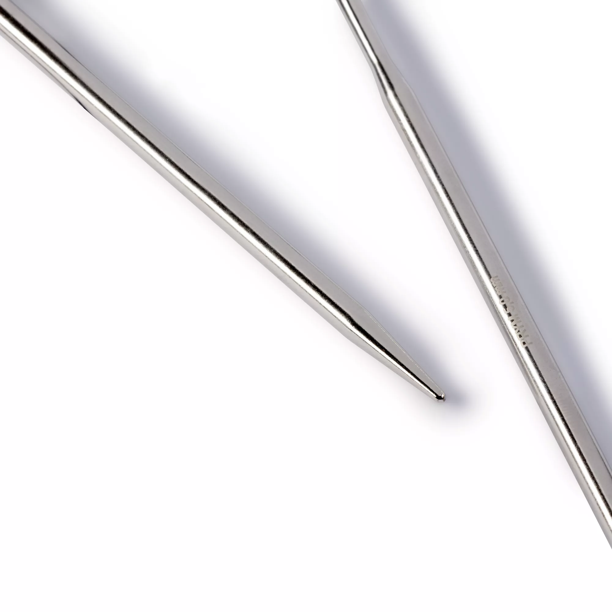 Circular knitting needles, silver