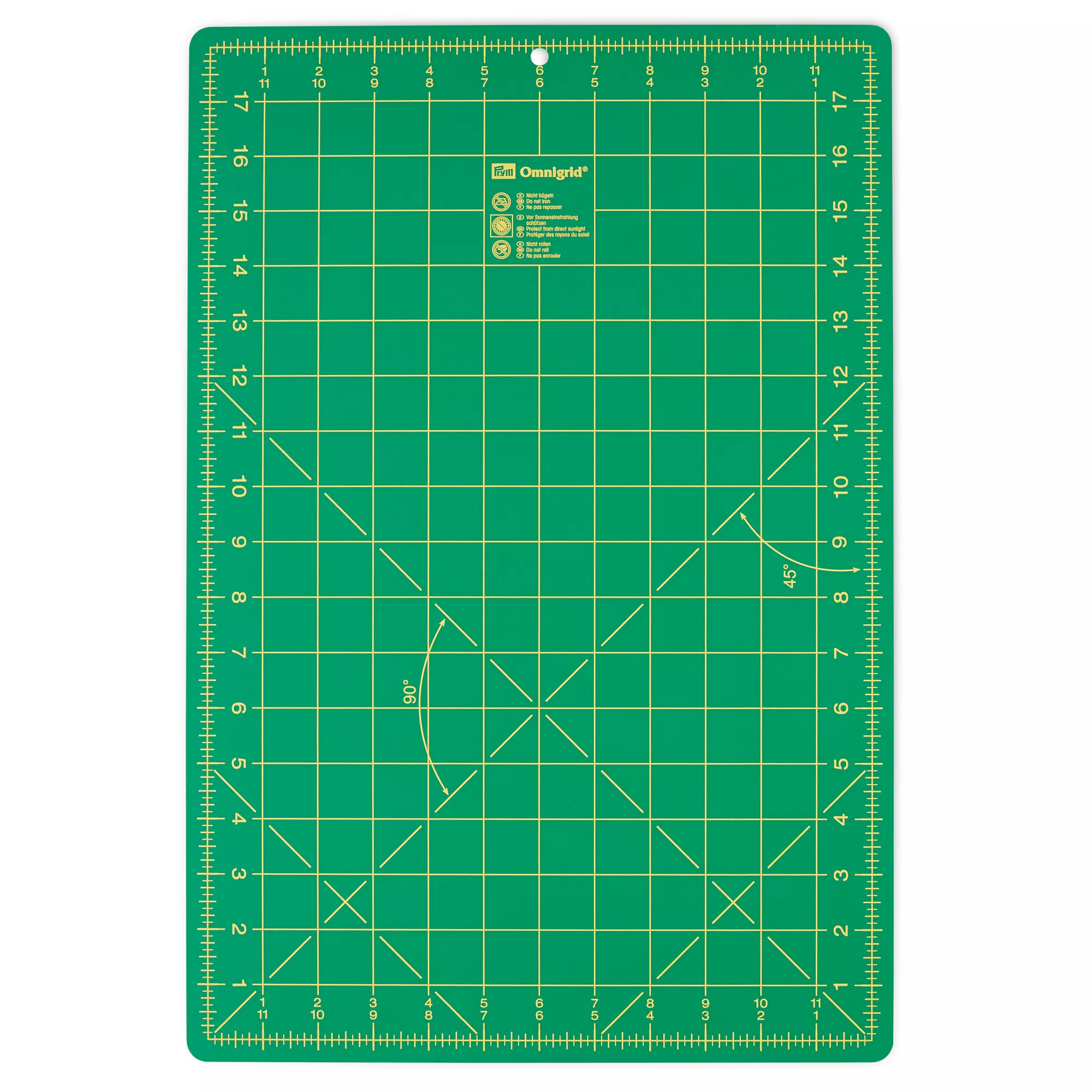 Cutting mat cm/inch divisions, 45x30cm