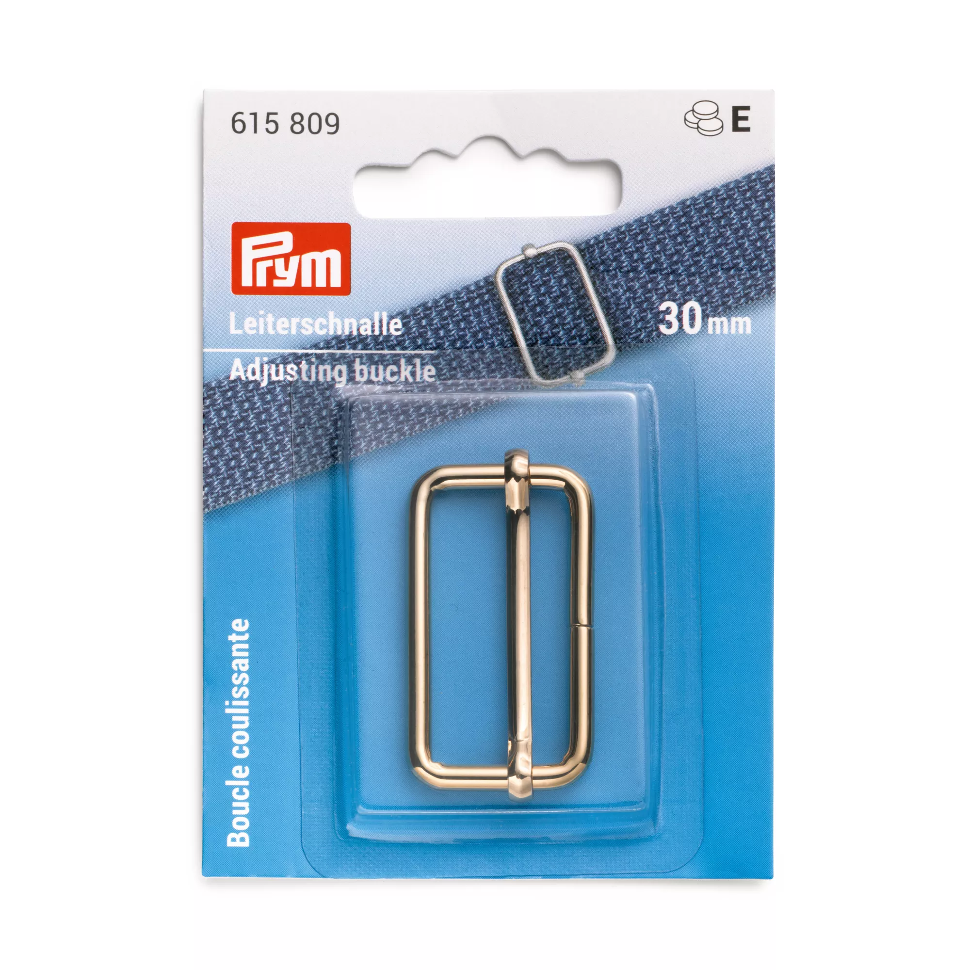 Adjusting buckle, 30mm, new gold