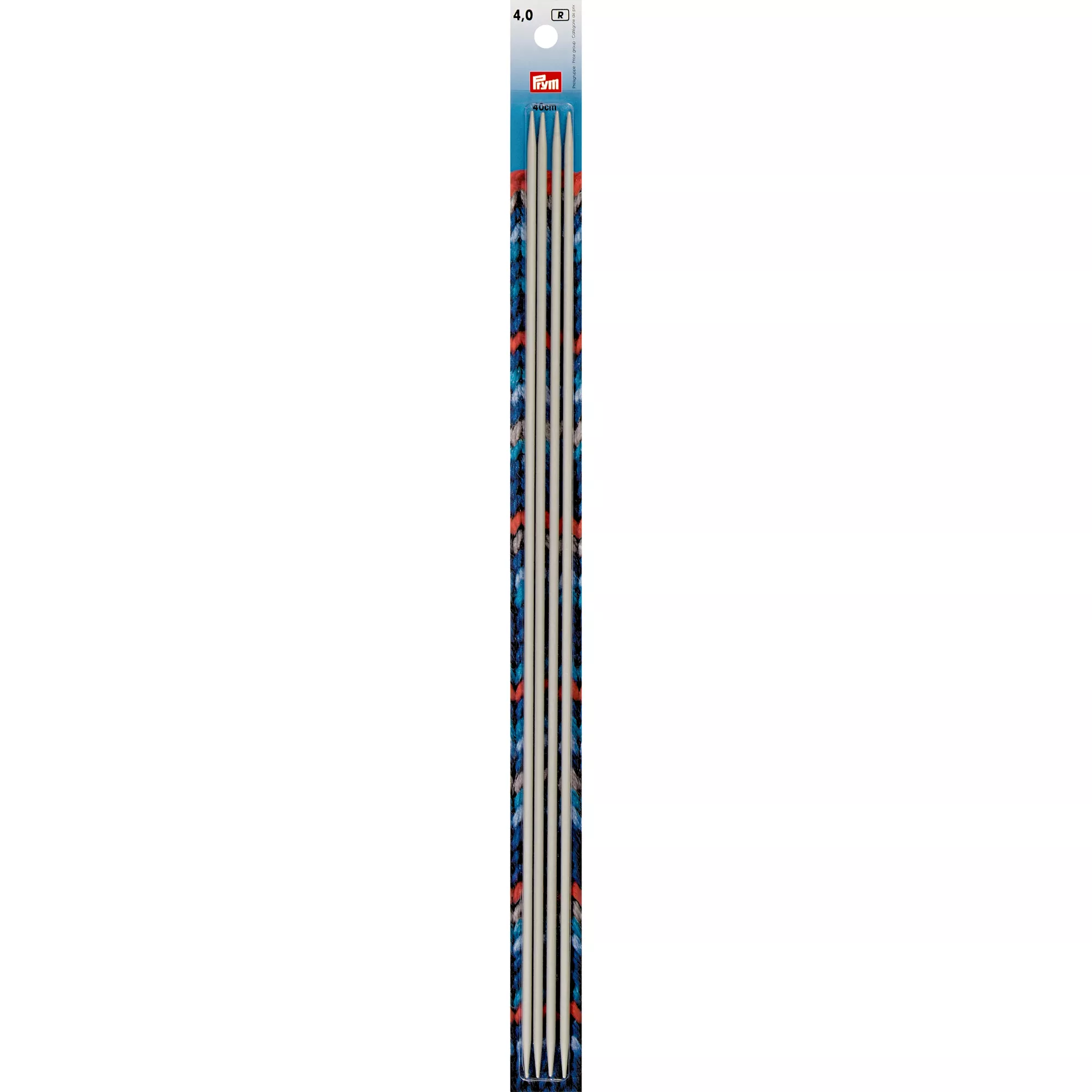 Double-pointed knitting needles, 40cm, 4.00mm, pearl grey