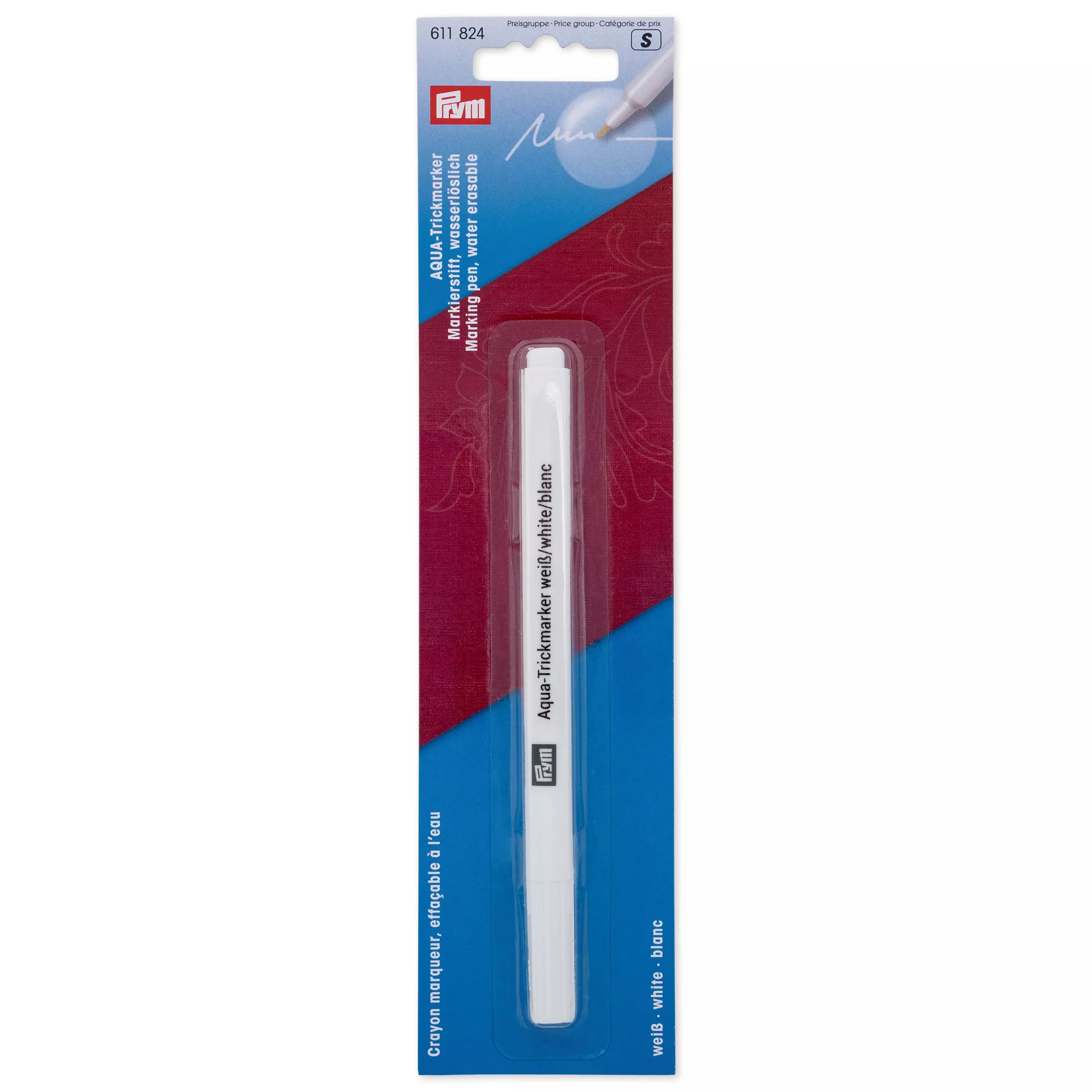 Aqua trick marker, soluble dans l’eau, blanc