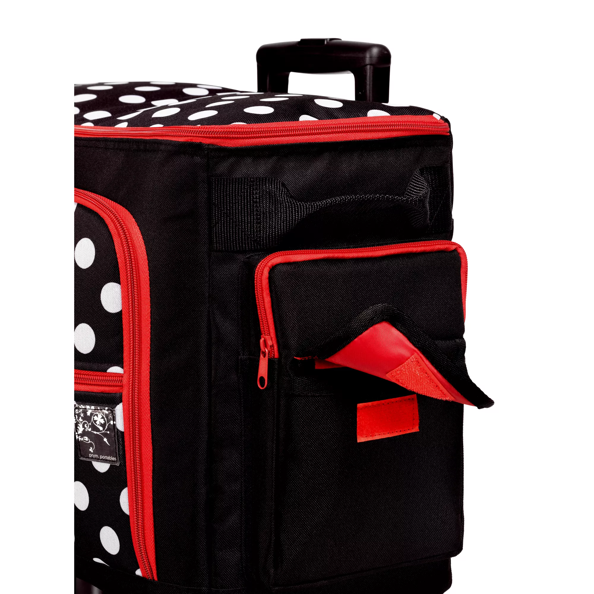 Sewing machine trolley, polka dots