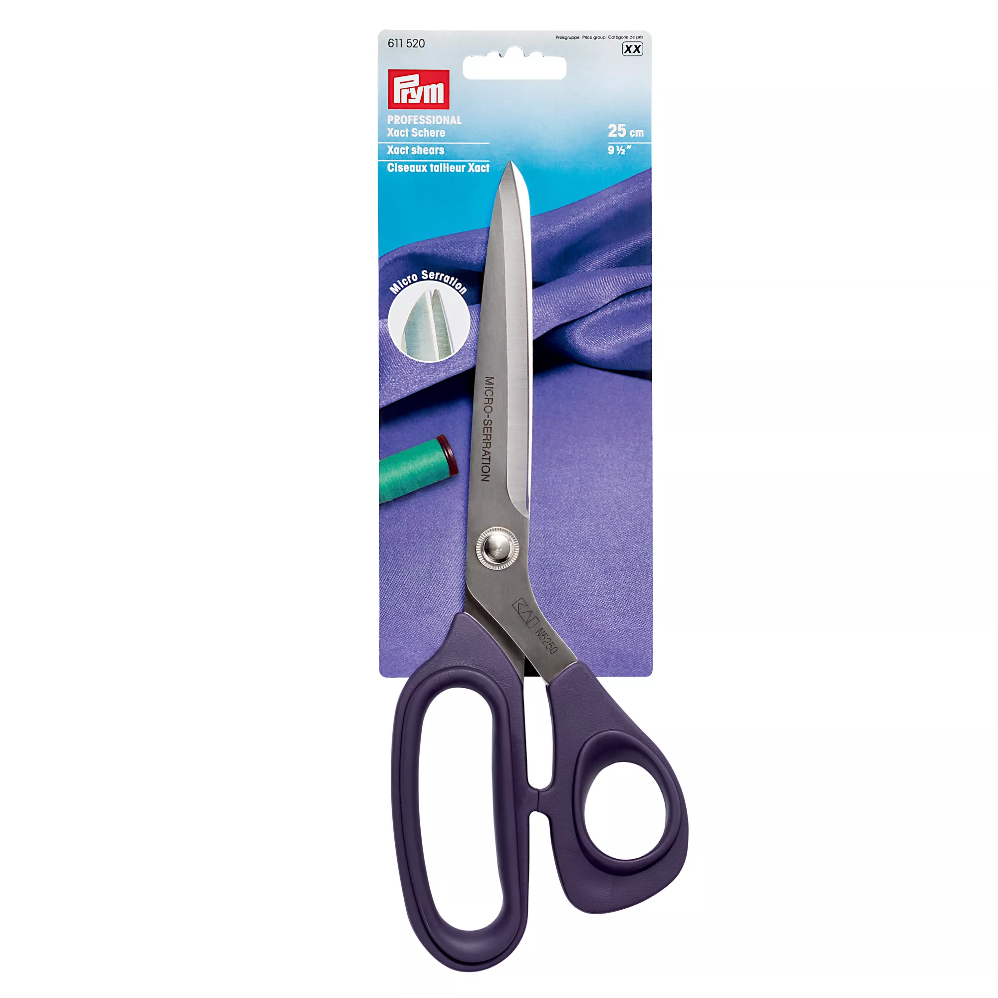 Dressmaking shears Professional Xact 25cm, Micro Serration