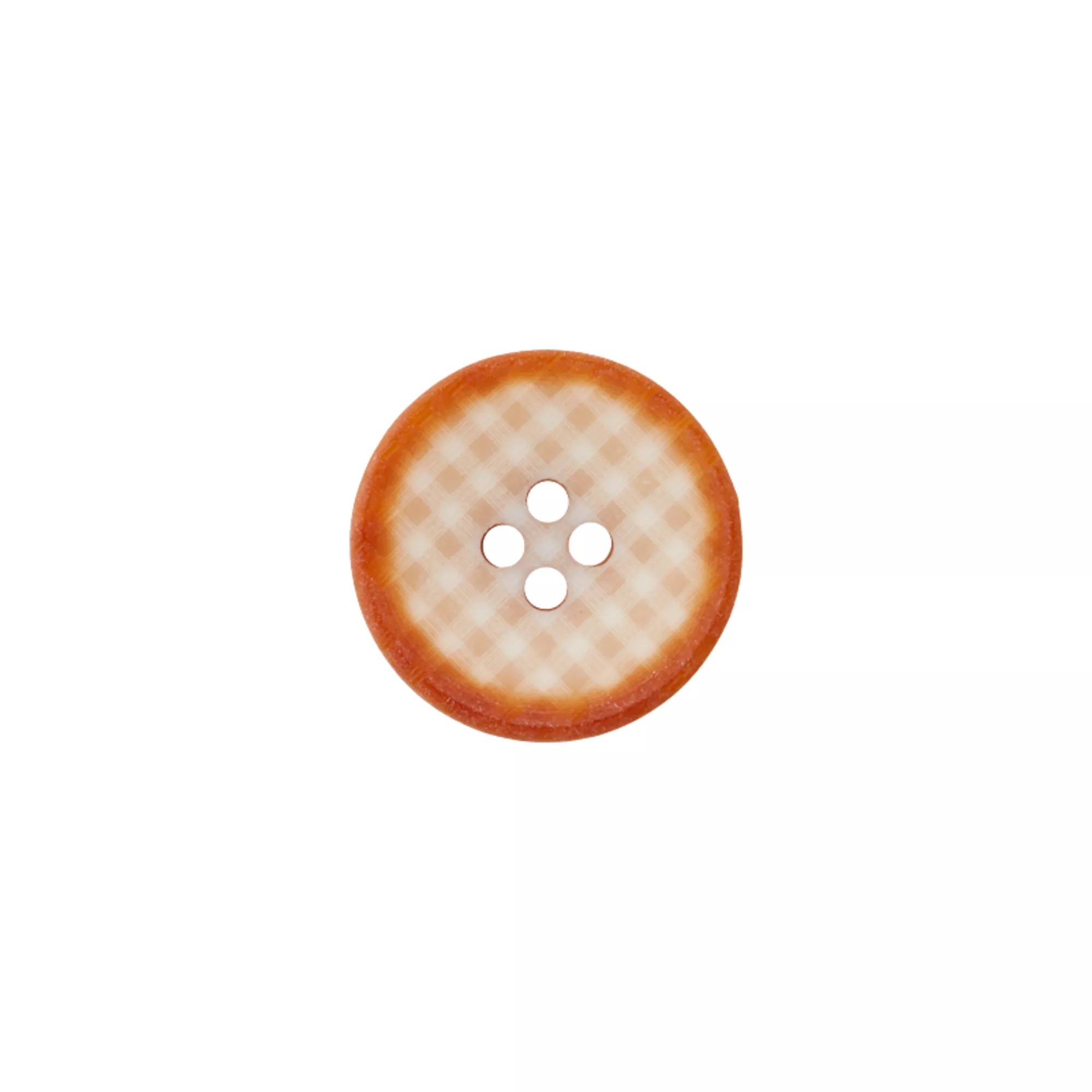 Polyester button 4-holes, Checks