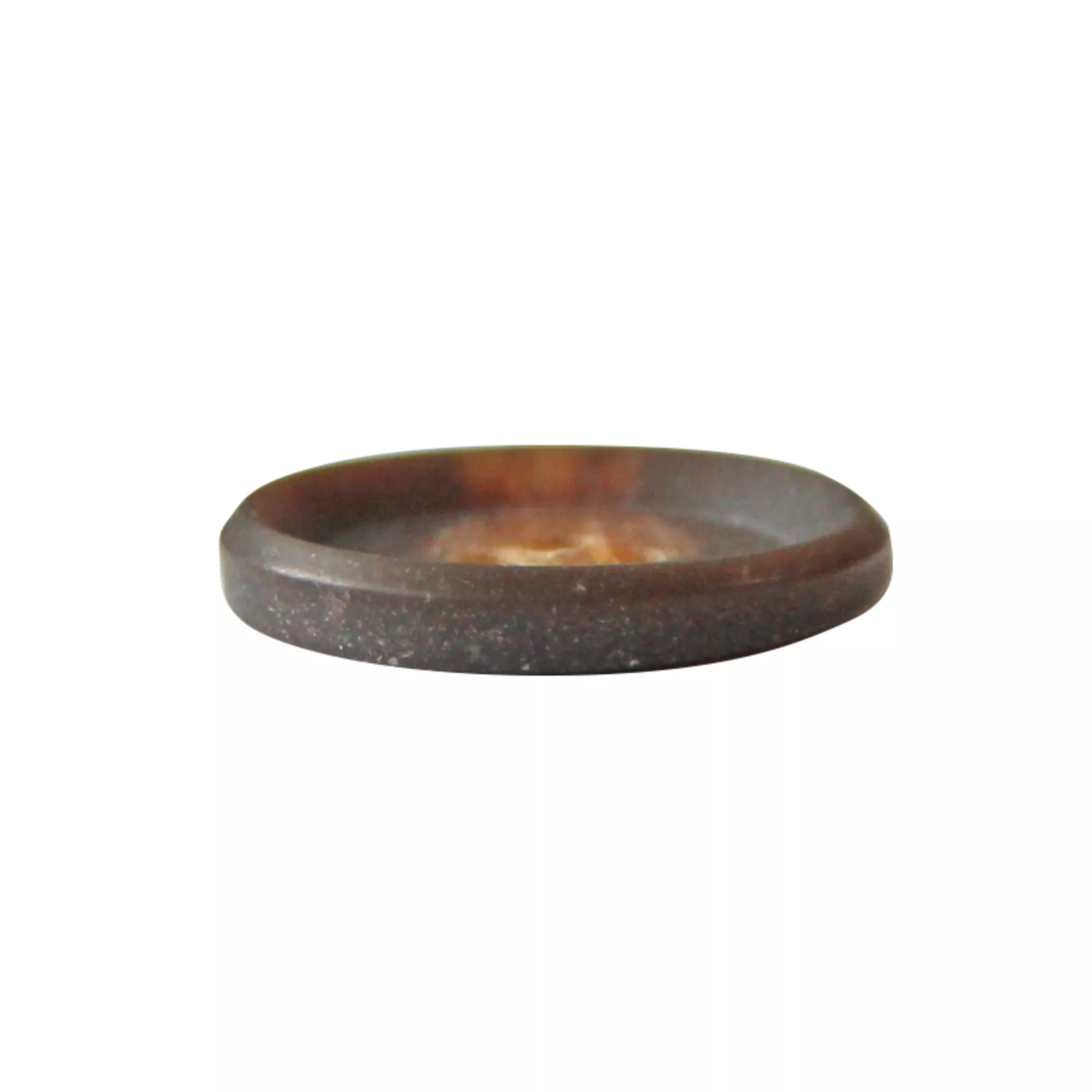 Horn/polyester button 4-holes, recycled