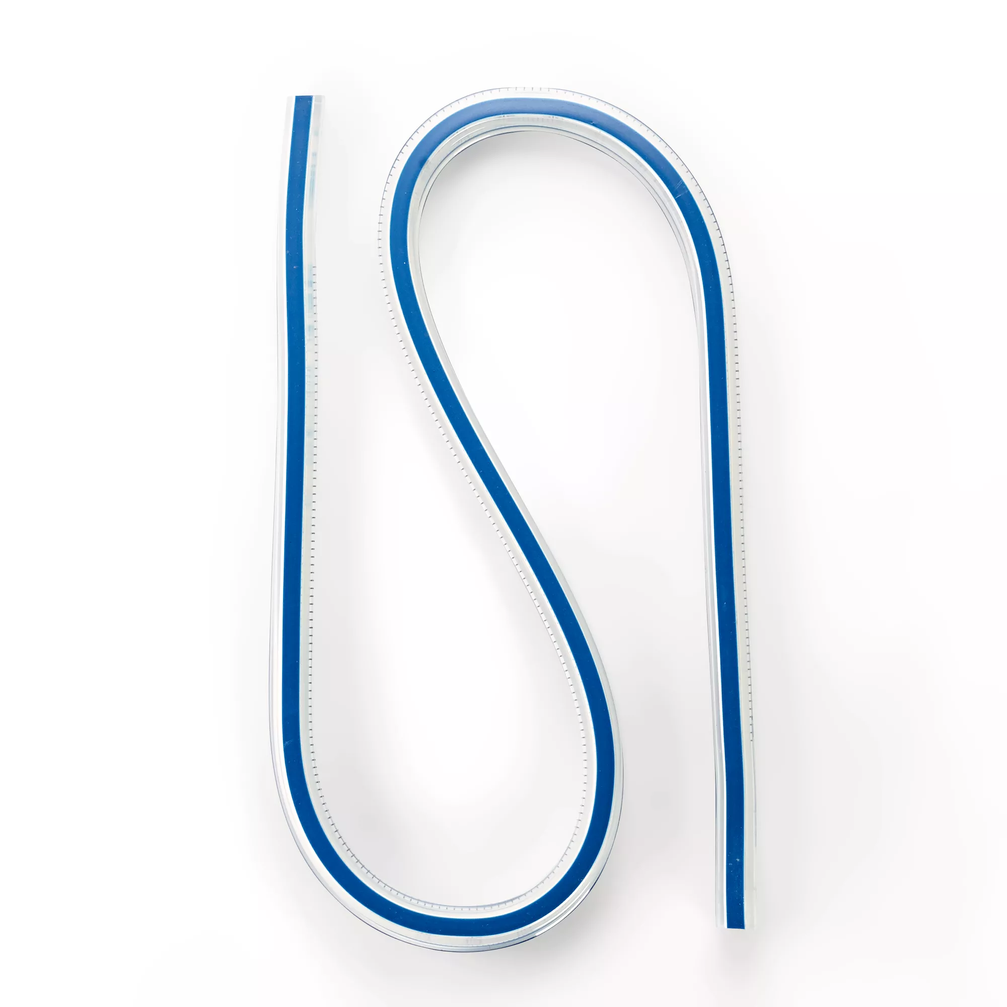 Curved rule, flexible