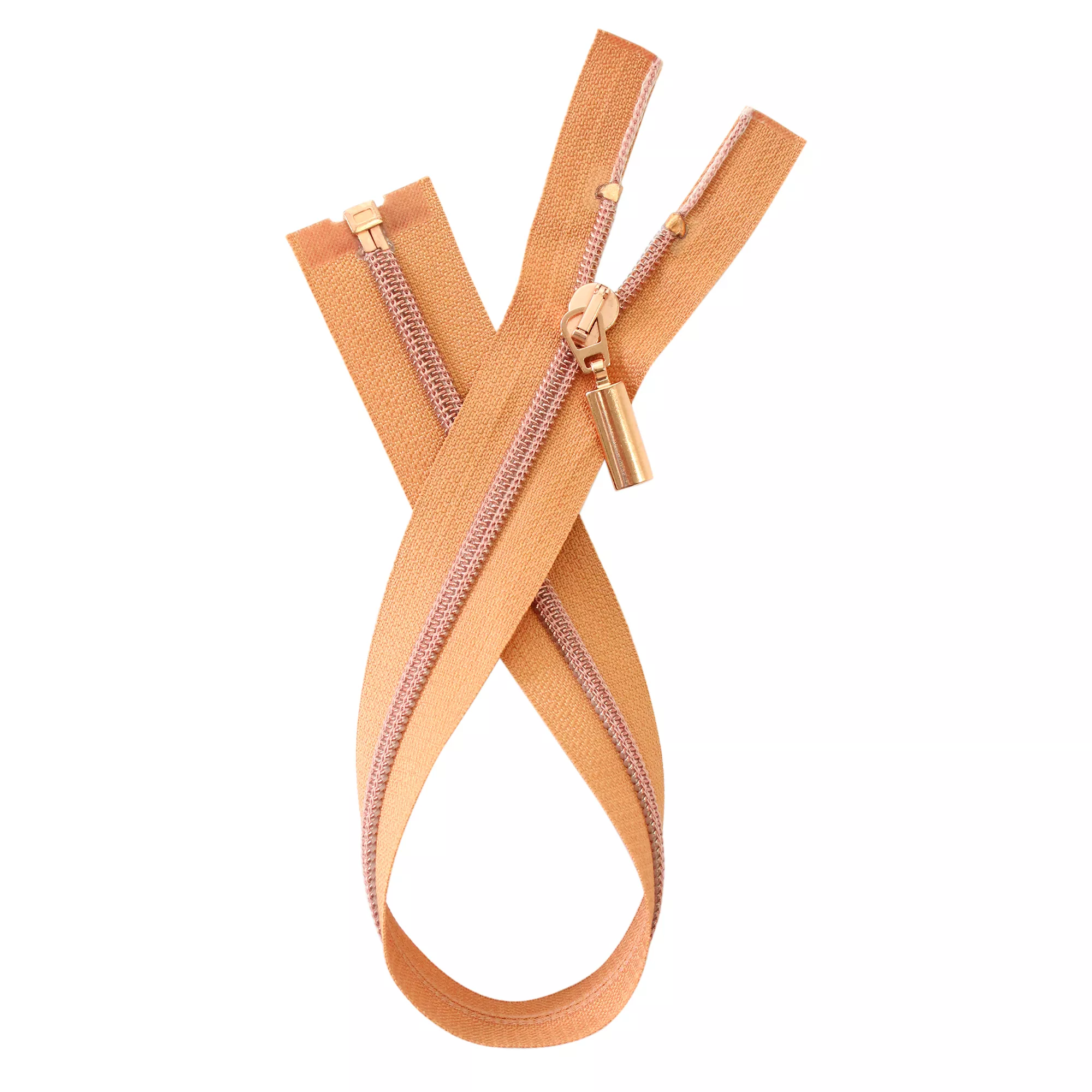 Zipper separable copper, various dimensions