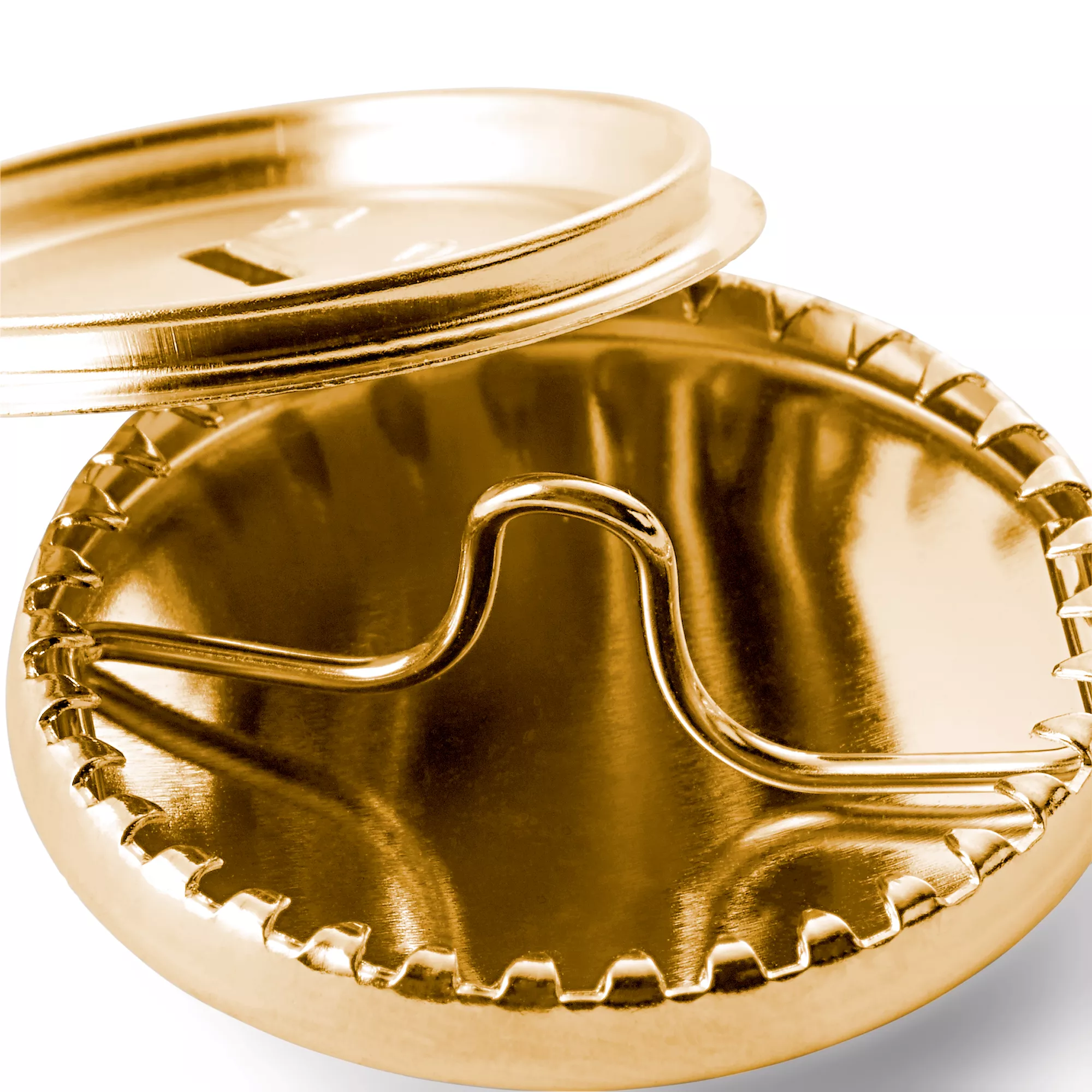 Botones revestibles, metal