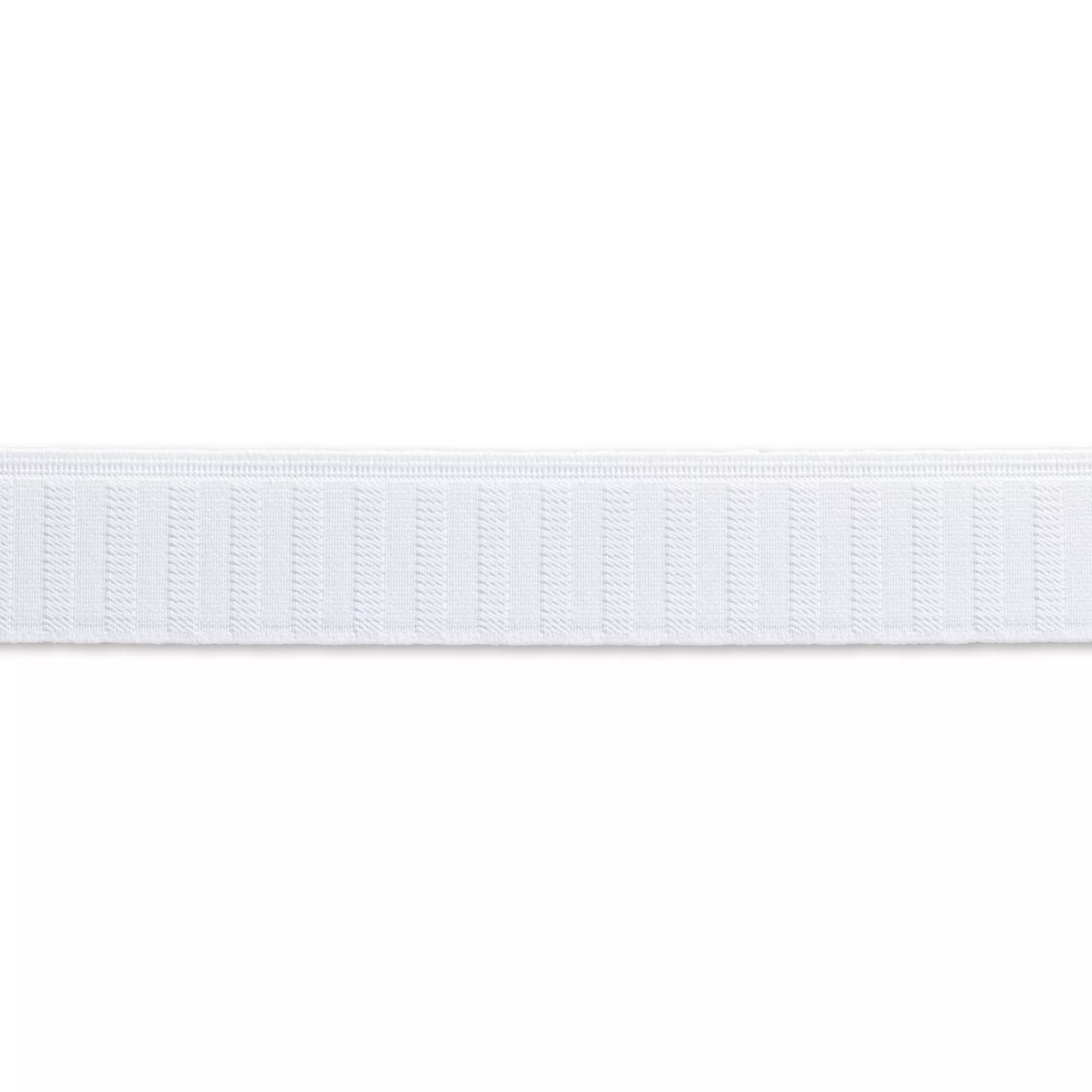 Elastic tape, lateral stiffness, 30mm, white, 10m