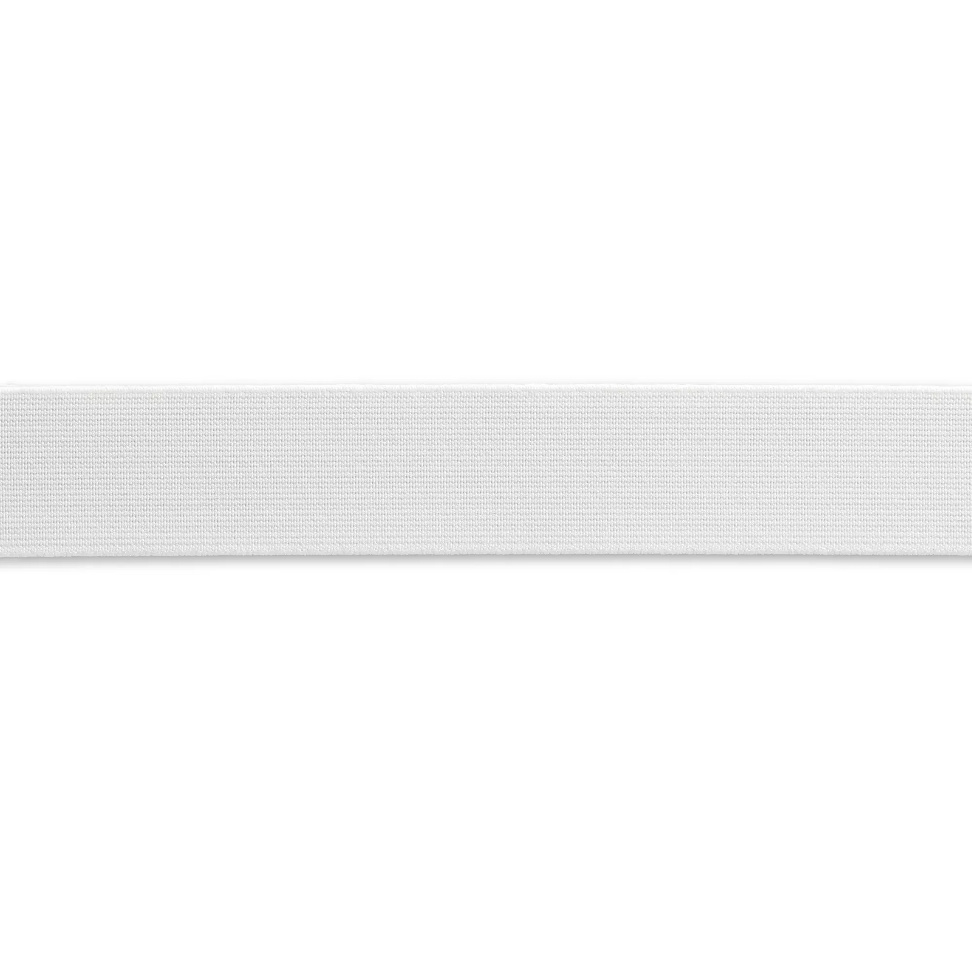 Elastic tape, strong, 30mm, white, 50m